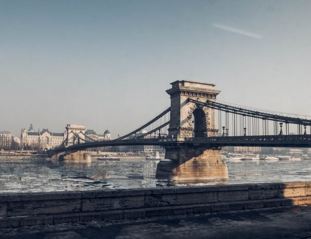Дунайские волны и мосты Будапешта